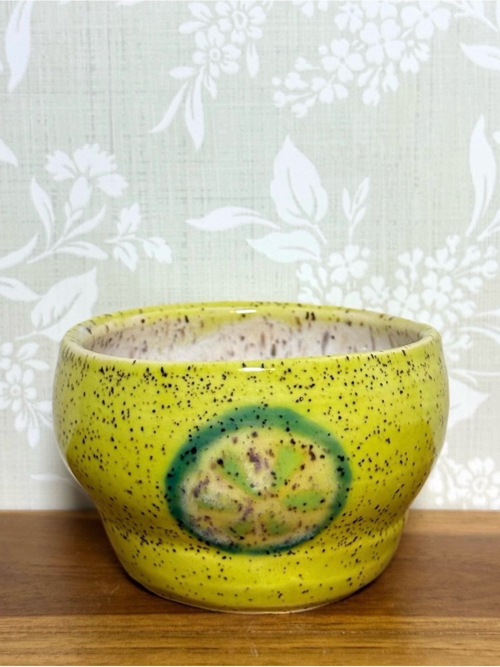 Studio Art Pottery Lime Bowl, Handmade & Glazed Small Trinket Bowl